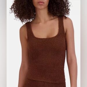 NEW STEVE MADDEN Cozy Chenille Knit Scoop-Neck Tank Top.